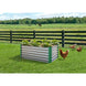 Miracle-Gro 2 x 4 x 2 ft Galvanized Green Raised Garden Bed