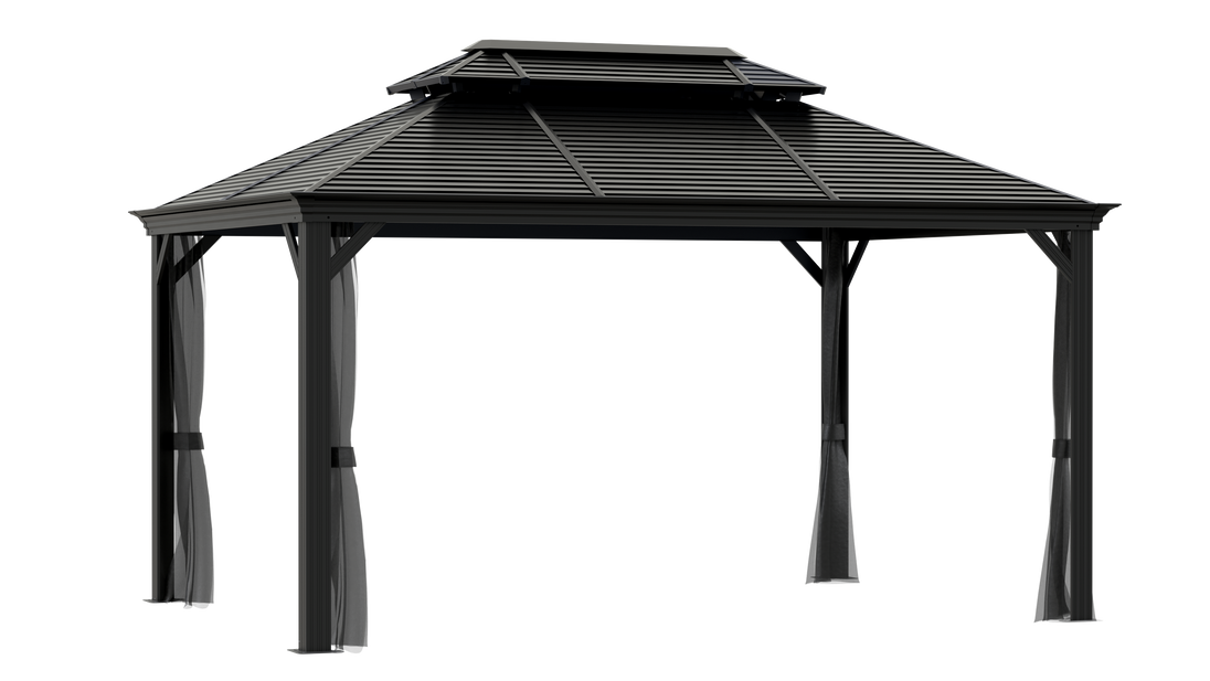 Mykonos II Double Roof Hardtop Gazebo