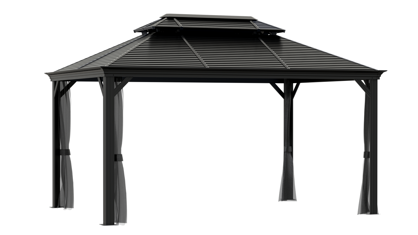 Mykonos II Double Roof Hardtop Gazebo