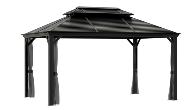 Mykonos II Double Roof Hardtop Gazebo