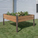 Miracle-Gro Wood 4 x 4 x 2.3 ft. Raised Garden Planter