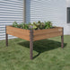 Miracle-Gro Wood 4 x 4 x 2.3 ft. Raised Garden Planter
