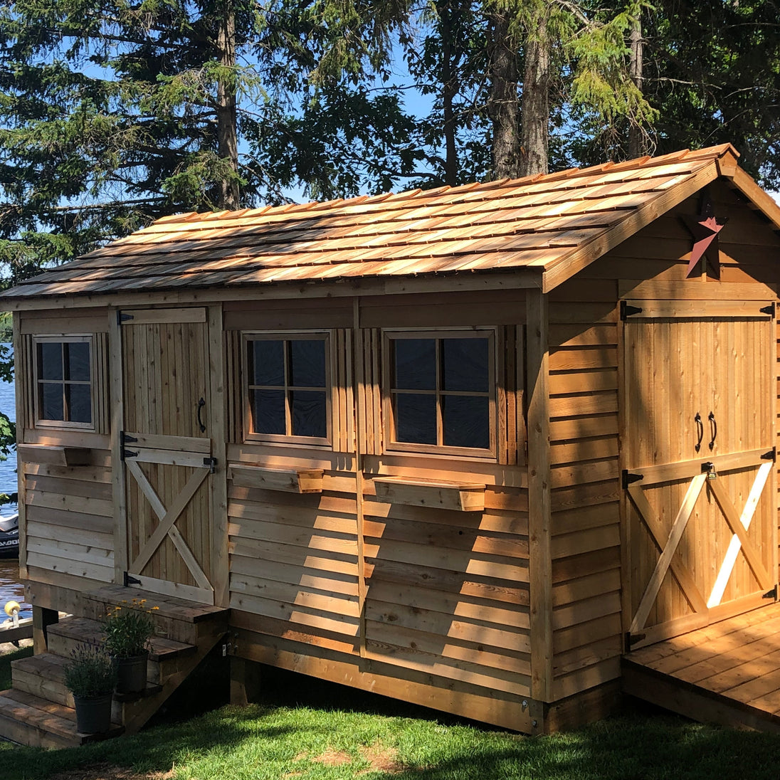 Boathouse | Canoe, Paddle Board & Kayak Storage Shed Kits for sale