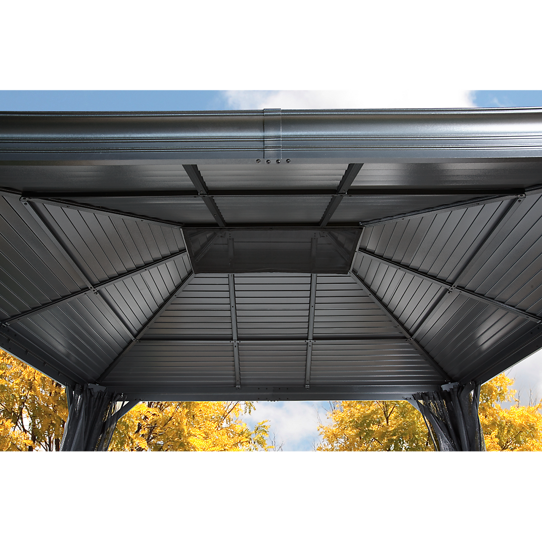 Mykonos II Double Roof Hardtop Gazebo