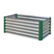 Miracle-Gro 2 x 4 x 2 ft Galvanized Green Raised Garden Bed
