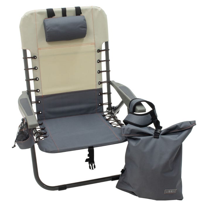 RIO Gear Lace-up Removable Backpack Chair - Slate/Putty