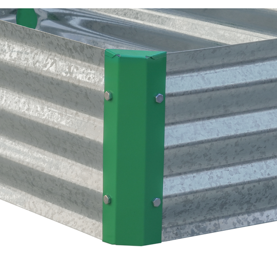 Miracle-Gro 2 x 4 x 2 ft Galvanized Green Raised Garden Bed