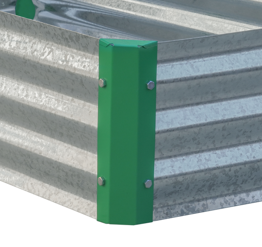 Miracle-Gro 2 x 4 x 1 ft Galvanized/Green Raised Garden Bed