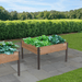 Miracle-Gro Wood 4 x 4 x 2.3 ft. Raised Garden Planter