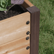 Miracle-Gro Wood 4 x 4 x 2.3 ft. Raised Garden Planter